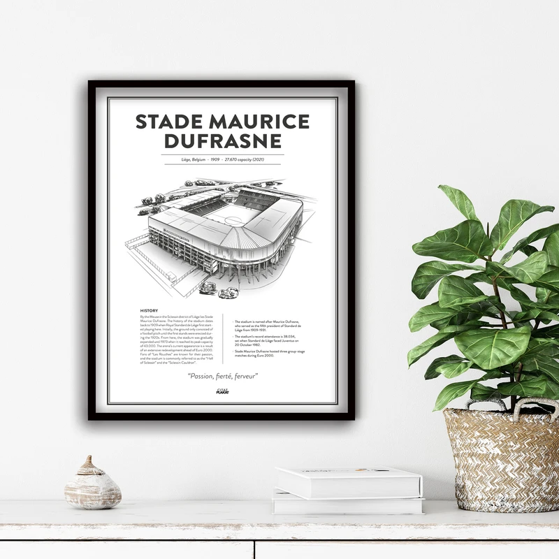 تابلو آتریسا طرح استادیوم STADE MAURICE DUFRASNE مدل ATS055