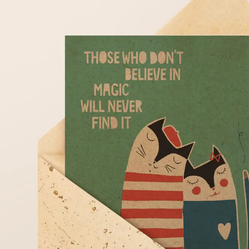 کارت پستال مریخ مدل Magic 17018