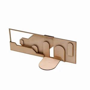 جاشمعی چوبی مدل مینیمال کد IMG7