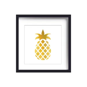 تابلو طلا کوب زرکات طرح آناناس مدل pineapple