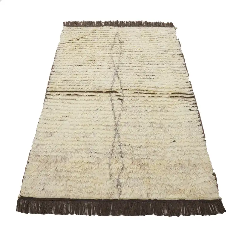 گبه  دستبافت دو متری مدل شگی طرح مراکشی کد 4010927