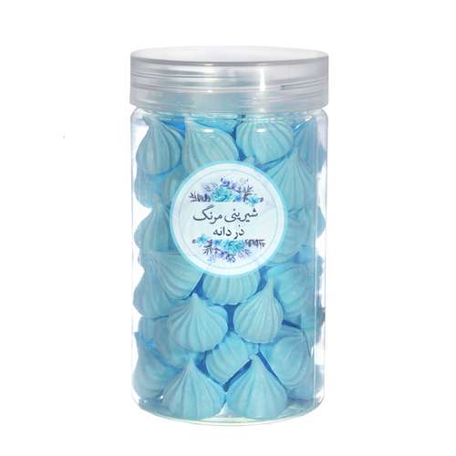 شیرینی مرنگ بلوبری در دانه - 70 گرم