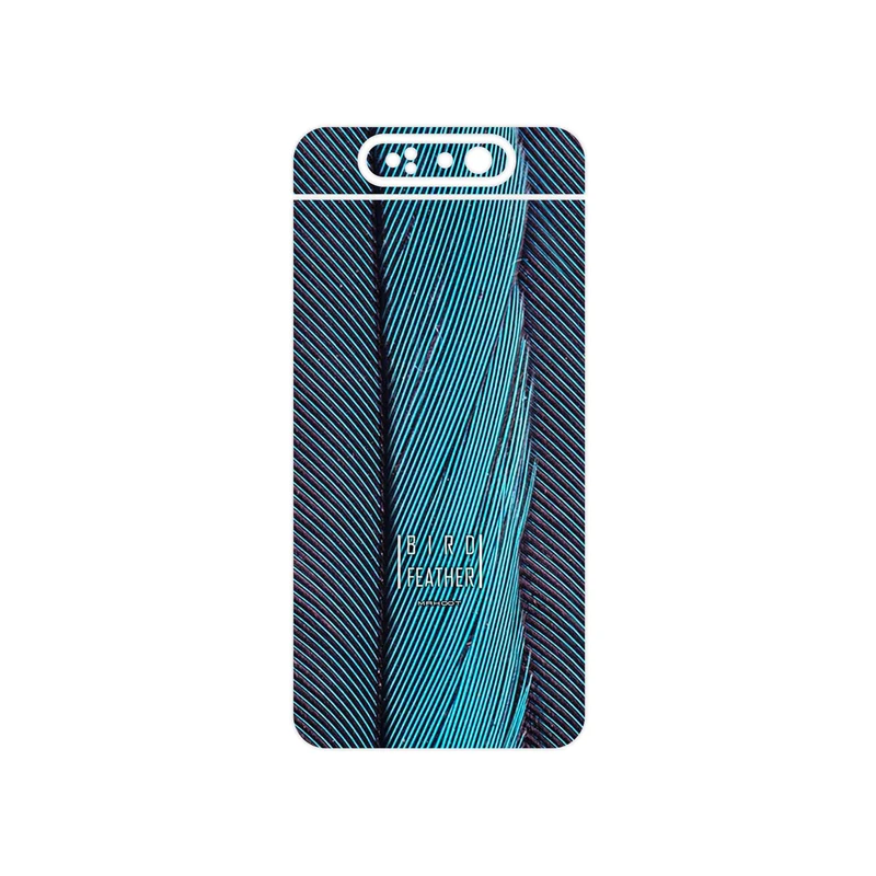 برچسب پوششی ماهوت مدل Turquoise feathers مناسب برای گوشی موبایل سامسونگ Galaxy A80