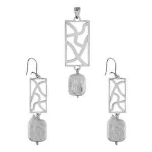 نیم ست نقره زنانه مدل 16D