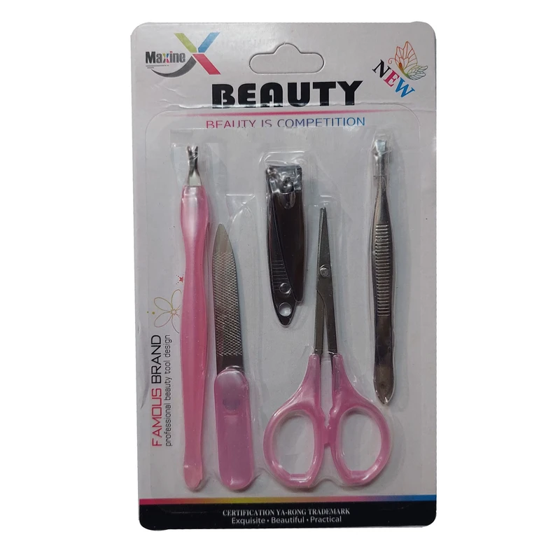 ست مانیکور و پدیکور مدل BEAUTY کد 01 بسته 5 عددی