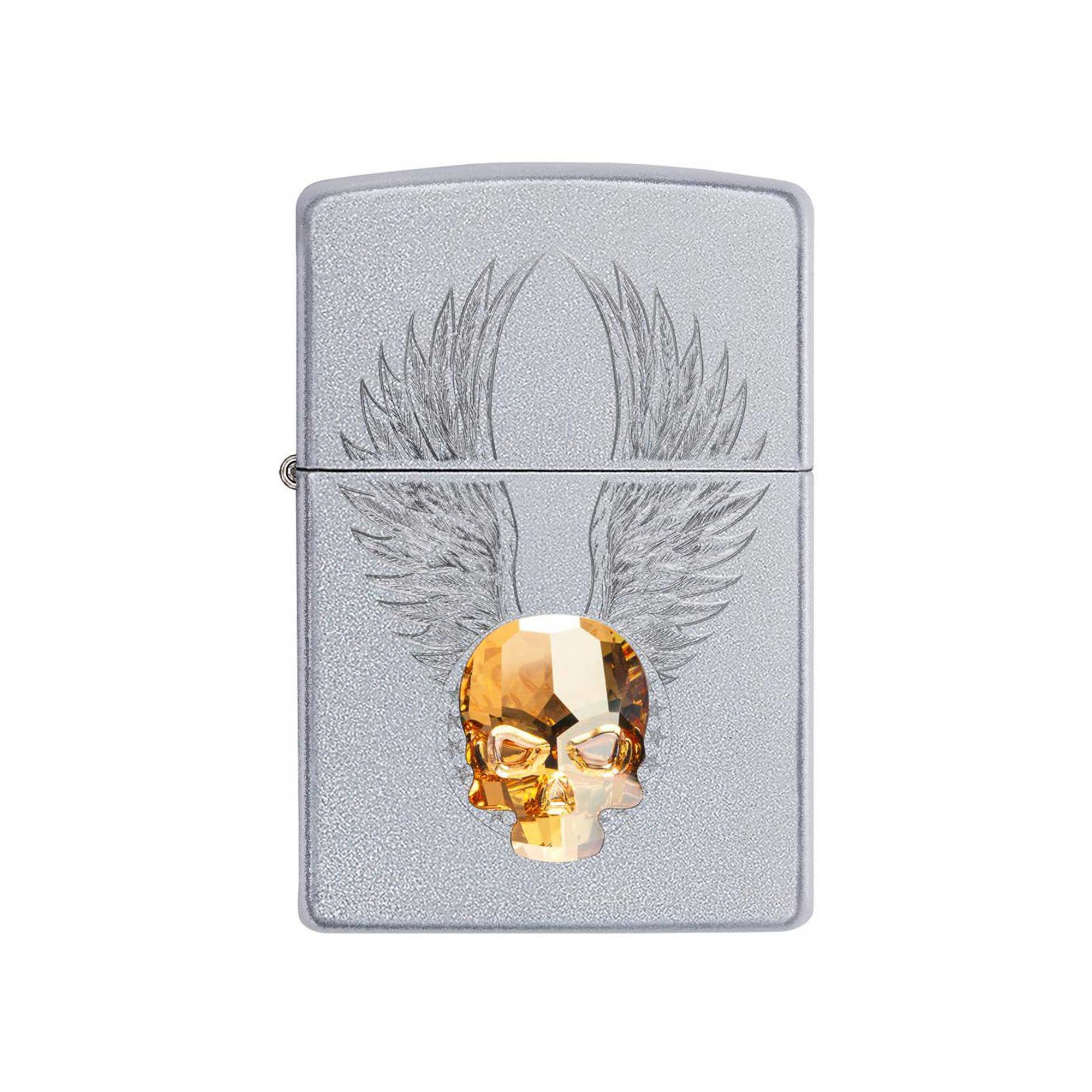 فندک زیپو مدل Gold Skull Design کد 49034