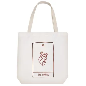 ساک خرید پارچه ای خندالو طرح قلب مدل توت بگ کد 7368