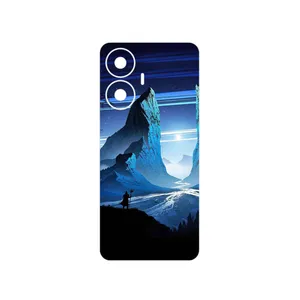 MAHOOT Blue Mountains Digital Art Cover Sticker for Realme C55