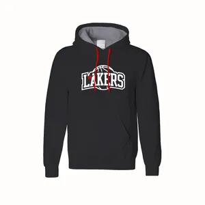 هودی مردانه مدل LAKERS کد PH15 رنگ مشکی