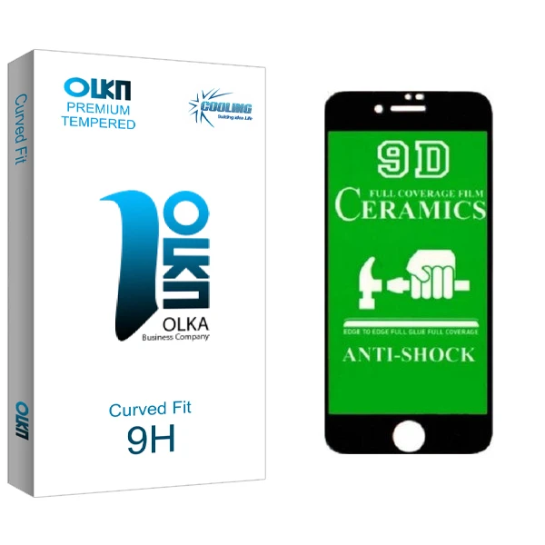 محافظ صفحه نمایش کولینگ مدل Olka glass مناسب برای گوشی موبایل اپل IPHONE 8 PLUSE