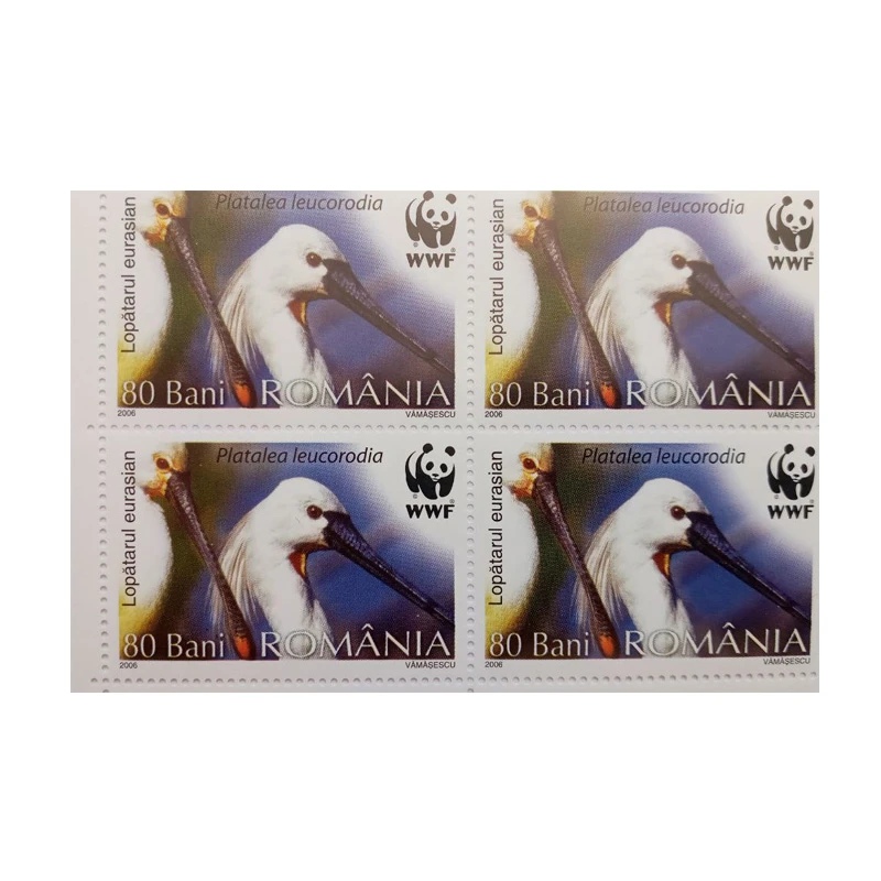 تمبر یادگاری مدل گونه های در حال انقراض مجموعه 4 عددی