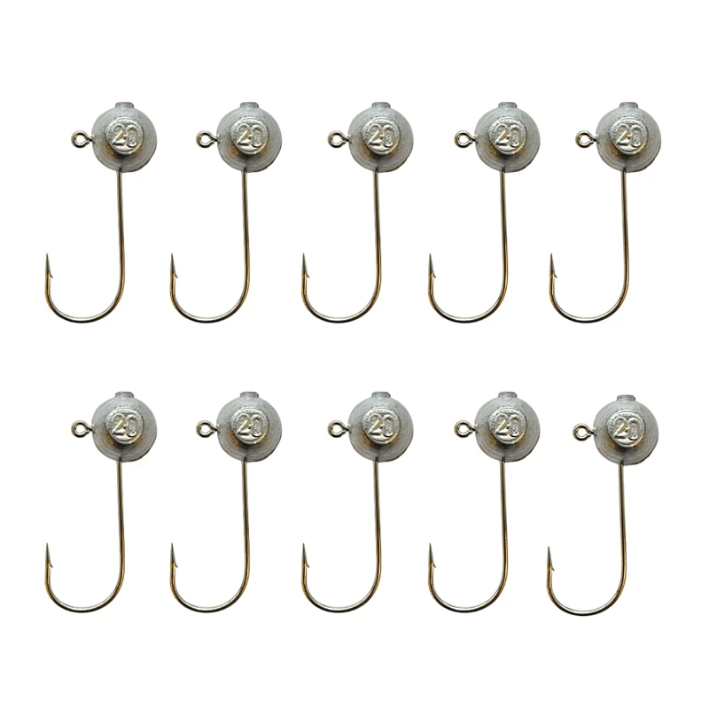 قلاب ماهیگیری مدل جیگ کد 16g بسته 10 عددی