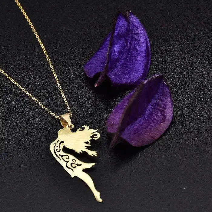 گردنبند طلا 18 عیار زنانه الن نار مدل eln1509