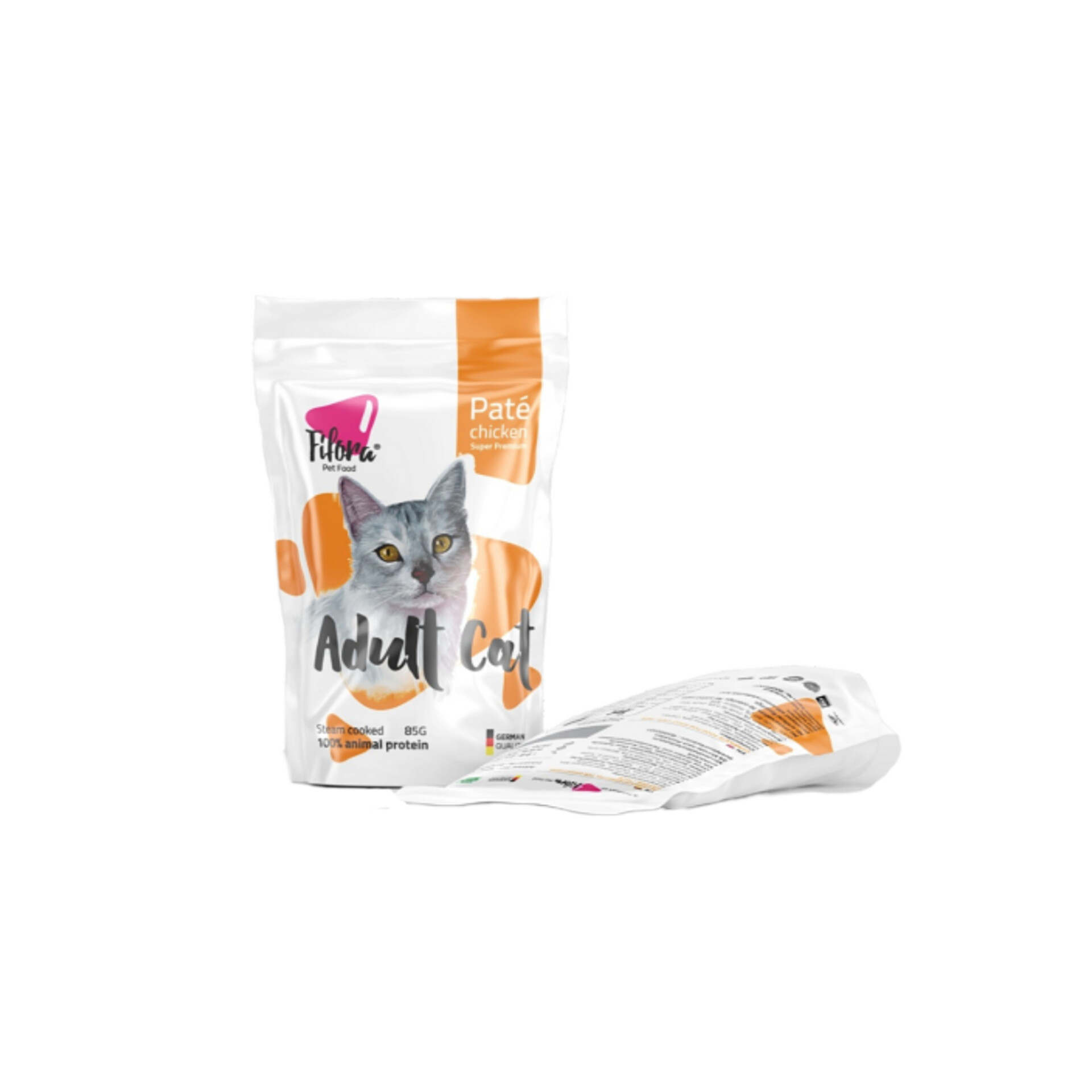 پوچ گربه فیفورا مدل مرغ وزن 85 گرم بسته 2 عددی