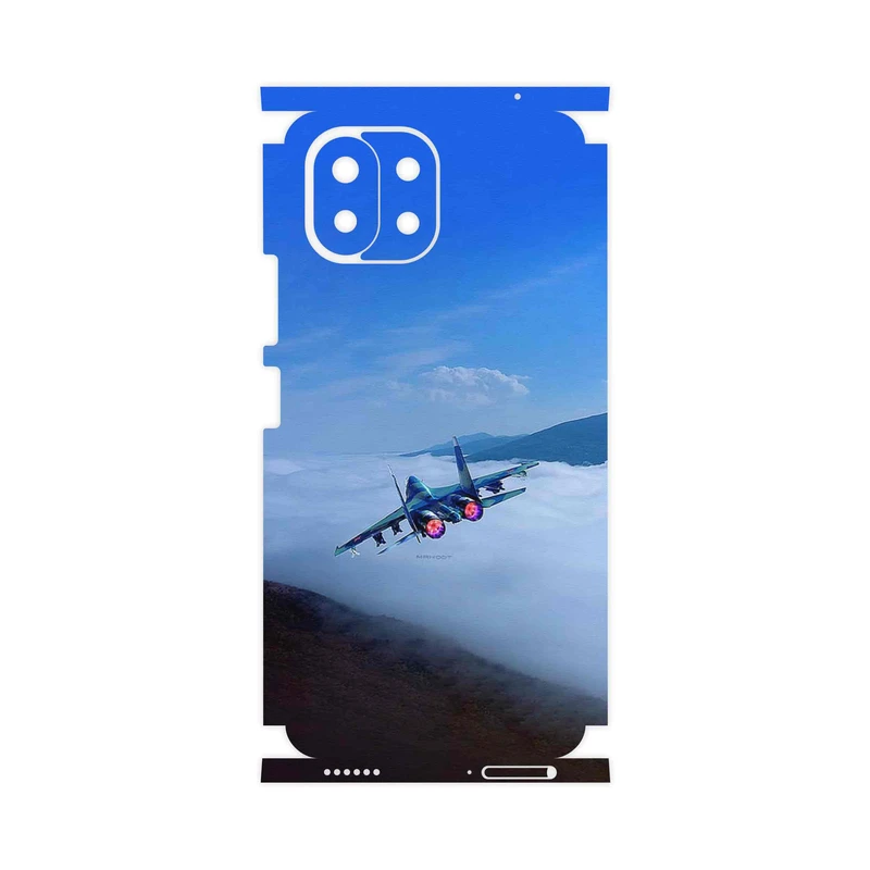 برچسب پوششی ماهوت مدل Fighter plane Su27-FullSkin مناسب برای گوشی موبایل شیائومی MI 11 LITE