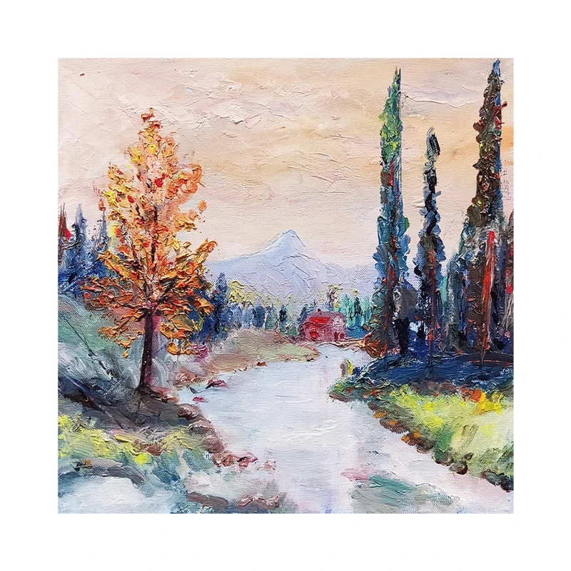 تابلو نقاشی رنگ روغن به سبک امپرسیونیسم کد G0326