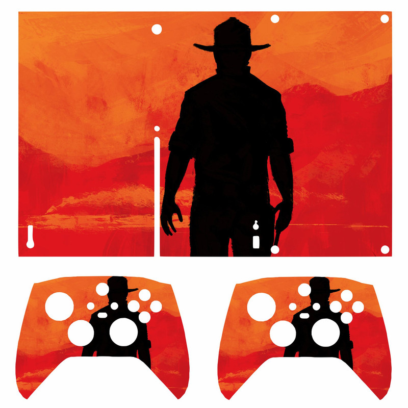 برچسب کنسول ایکس باکس سری ایکس مدل Red Dead Redemption 2 Fan Vg مجموعه 3 عددی