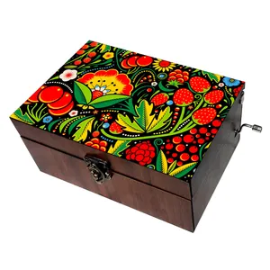 جعبه موزیکال مدل گل کد B107