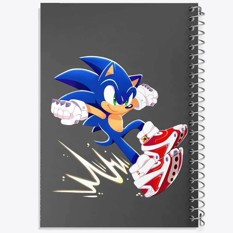 دفتر لیست خرید 50 برگ خندالو طرح سونیک (Sonic) کد F2205