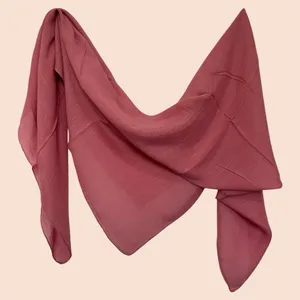 روسری زنانه مدل نخی اسلپ قواره بزرگ دور دوخت 