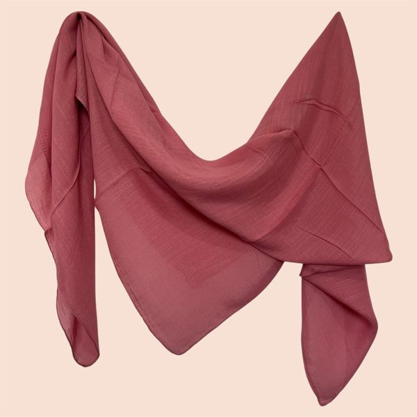 روسری زنانه مدل نخی اسلپ قواره بزرگ دور دوخت 