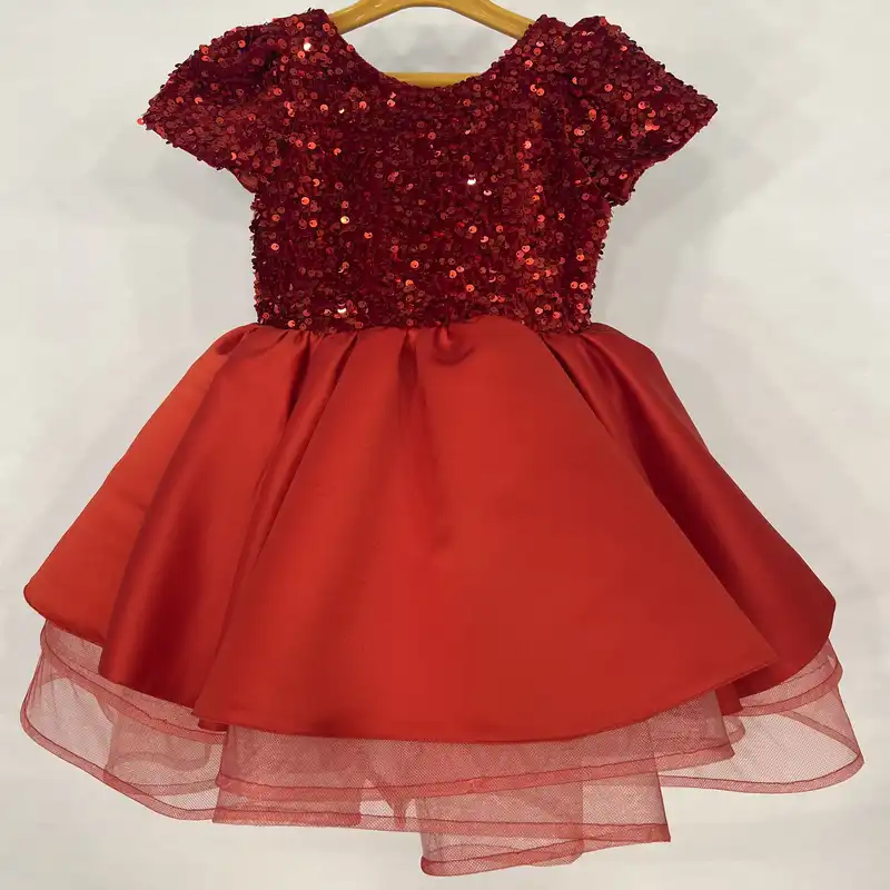 پیراهن دخترانه مدل پرنسسی 05