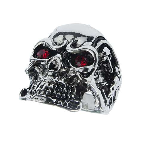 انگشتر مردانه مدل اسکلت چشم کد st10