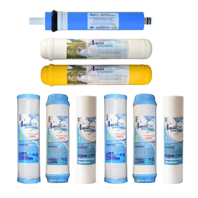 فیلتر دستگاه تصفیه آب آکوا پیورست مدل RO - FILTER 9099 مجموعه 9 عددی