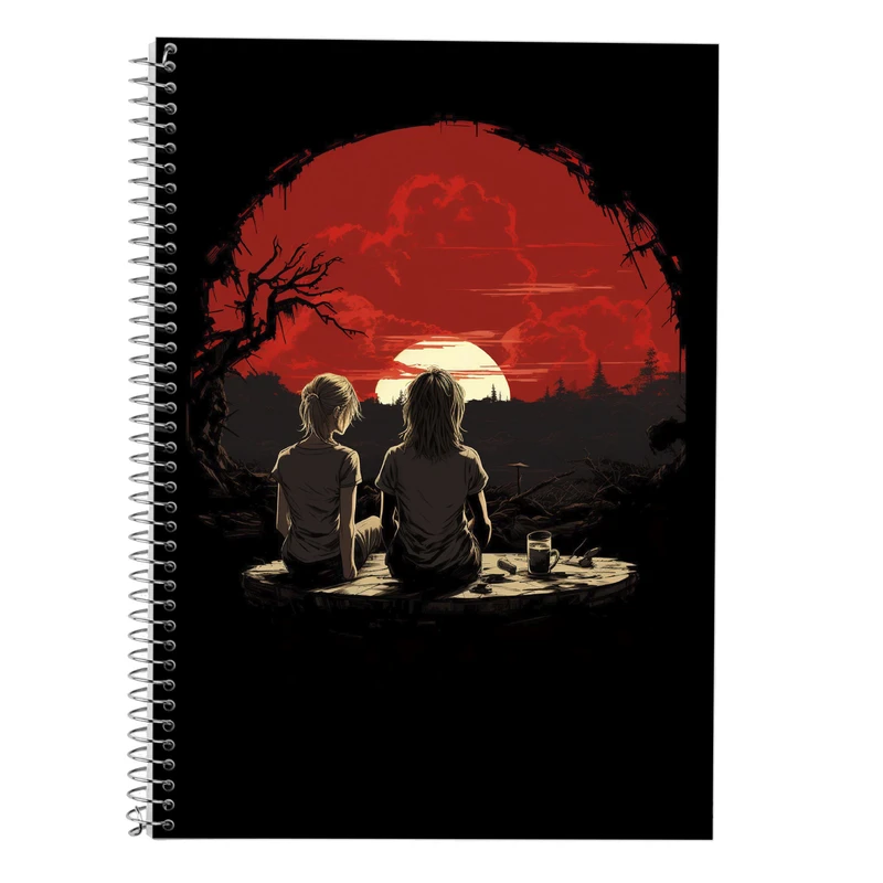 دفتر زبان 50 برگ مدوپد مدل سه خط طرح تایتان Titan کد DF11940