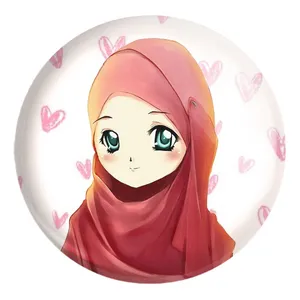 پیکسل خندالو طرح دخترانه باحجاب کد 26014 مدل بزرگ