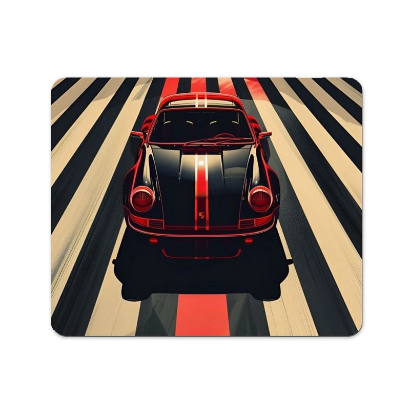 ماوس پد پاد آفرین مدل فانتزی ماشین کلاسیک کد P080 سایز 19*24 سانتی متر
