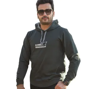 هودی مردانه برساد مدل D113 رنگ سبز