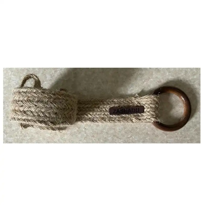 کمربند زنانه زاشادو مدل چوبی کنفی کد 58