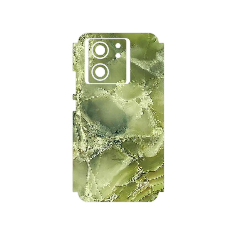 برچسب پوششی ماهوت مدل Green_Crystal_Marble مناسب برای گوشی موبایل شیائومی 13T Pro