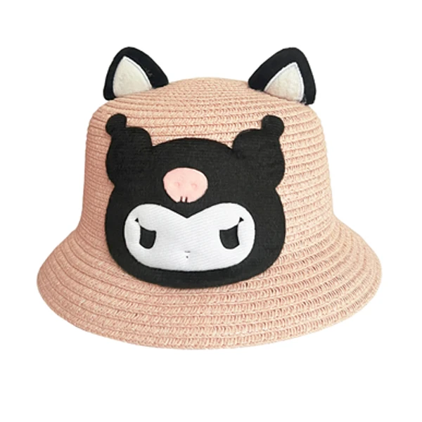 کلاه حصیری دخترانه مدل کرومی کد so.1