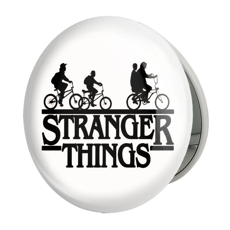 آینه جیبی خندالو طرح سریال استرنجر تینگز Stranger Things مدل تاشو کد 19345 
