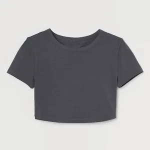 کراپ‌تاپ آستین کوتاه زنانه اچ اند ام مدل  0975568005