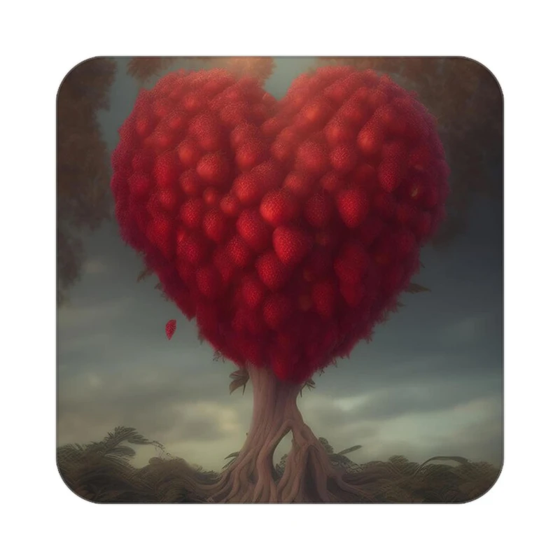 زیر لیوانی کاکتی مدل عاشقانه کد mp11520