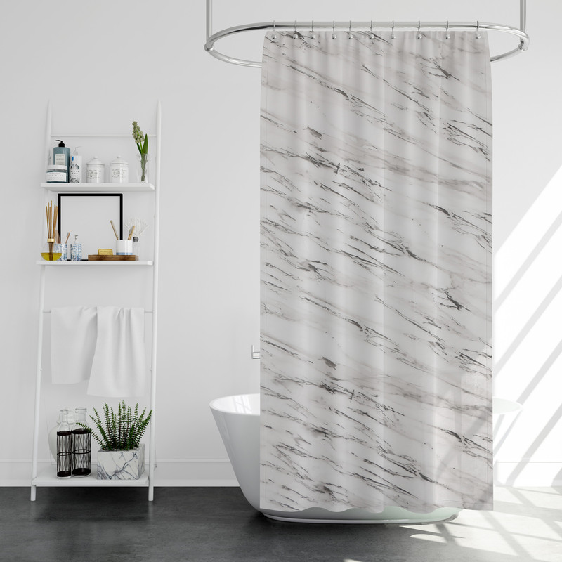پرده حمام پیسو مدل BZ-75 سایز 180x200 سانتی متر