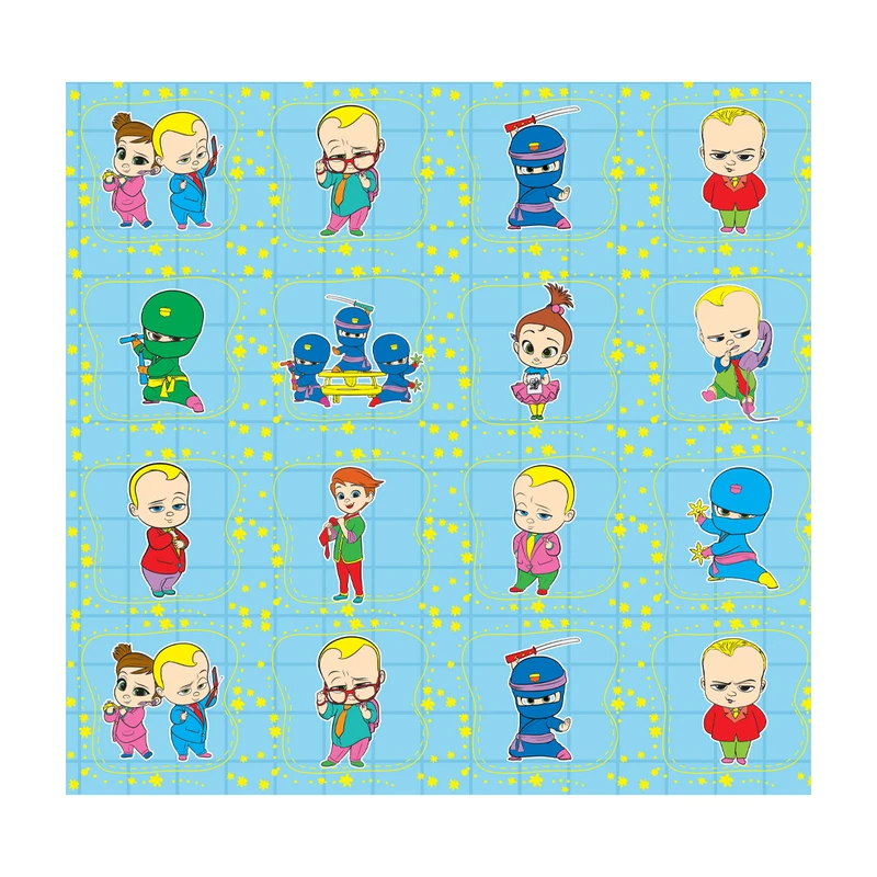 کاغذ کادو طرح بچه رئیس کد ۱۰۰۰۲ بسته ۵ عددی