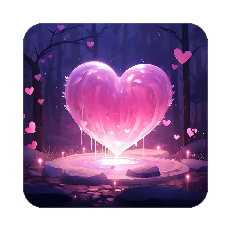 زیر لیوانی کاکتی مدل عاشقانه کد mp10988