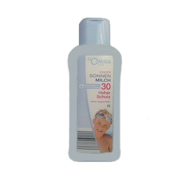 لوسیون ضد آفتاب کودکان امبیا مدل extra wasserfest SPF30 حجم ۲۵۰ میلی لیتر