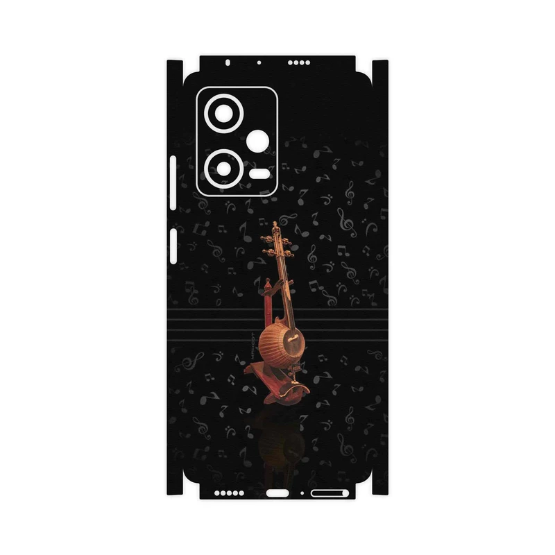 برچسب پوششی ماهوت مدل Persian_Fiddle_Instrument-FullSkin مناسب برای گوشی موبایل شیائومی Redmi Note 12 Pro 5G