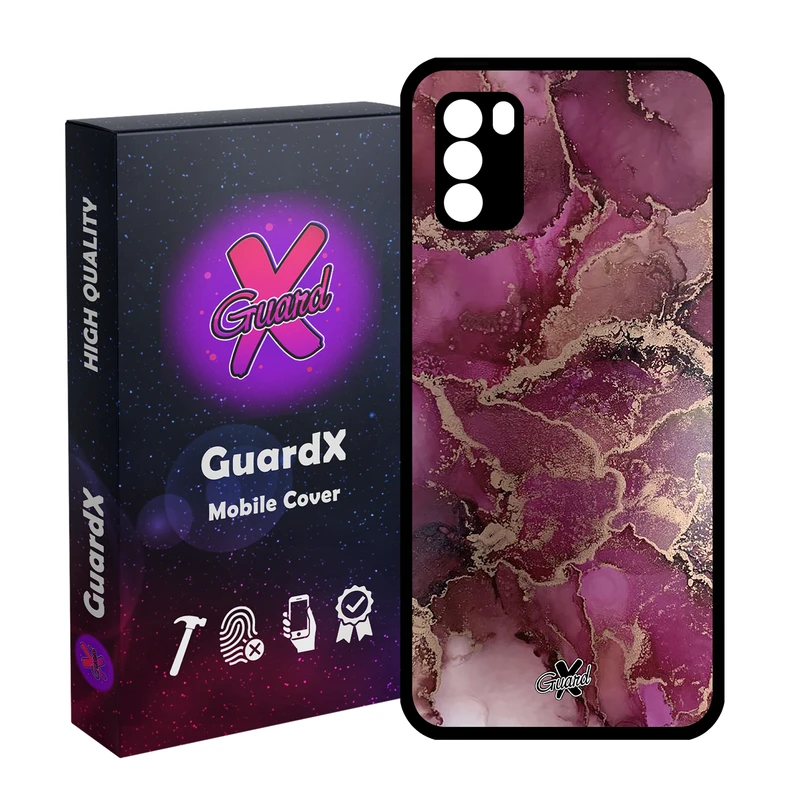 کاور گارد ایکس طرح ماربل مدل Glass10271 مناسب برای گوشی موبایل شیائومی Poco M3