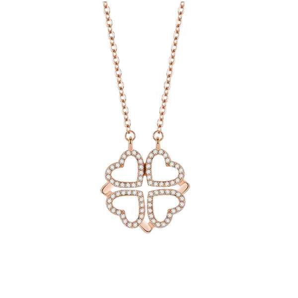 گردنبند دخترانه مدل قلب طرح بازشو گردنبند دخترانه مدل قلب طرح بازشو