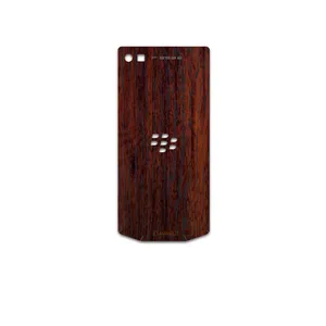 MAHOOT Red-Wood Cover Sticker for BlackBerry Porsche Design P9982