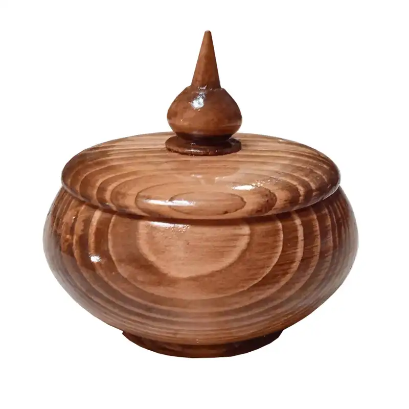 قندان چوبی مدل نگین