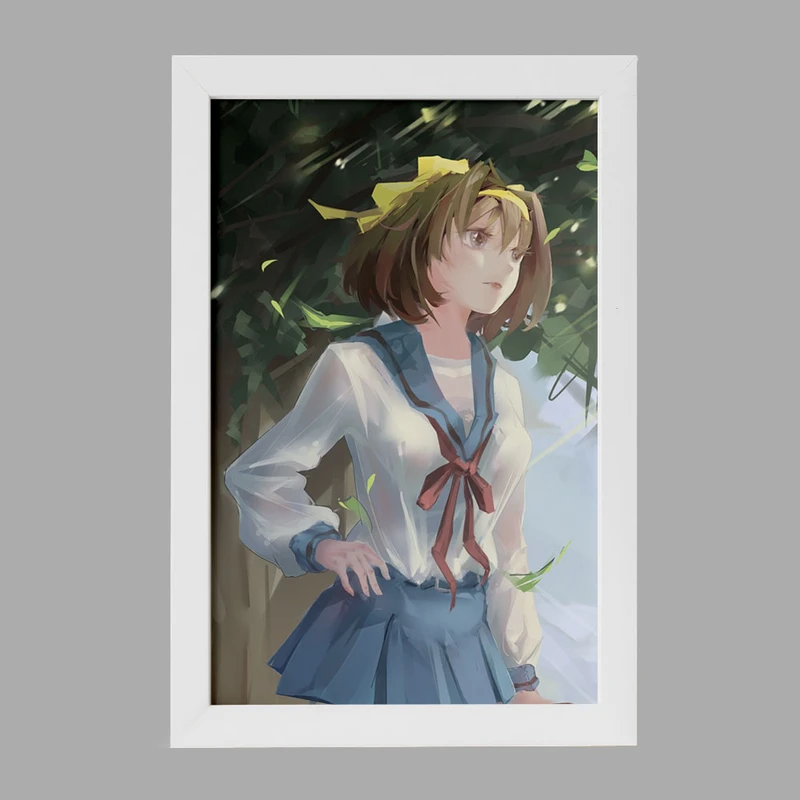 تابلو خندالو مدل هاروهی انیمه ناپدید شدن هارومی سوزومیا The Disappearance of Haruhi Suzumiya  کد 23142