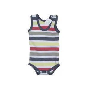 بادی نوزادی برگ سبز مدل راه راه