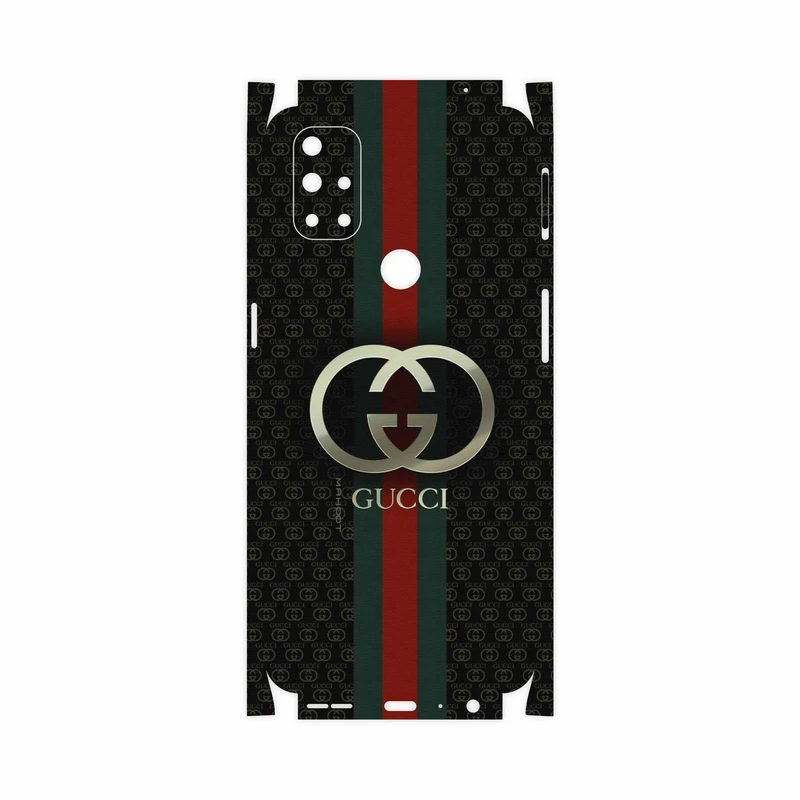 برچسب پوششی ماهوت مدل GUCCI-Logo-FullSkin مناسب برای گوشی موبایل وان پلاس Nord N10 5G